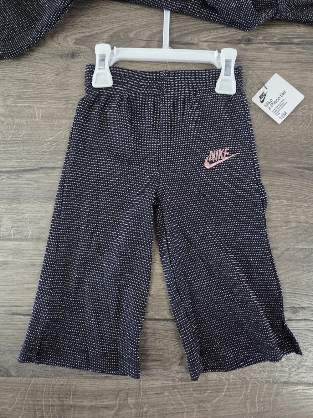 Nike Black Sparkle Outfit Size 12m NWT - Picture 3 of 3